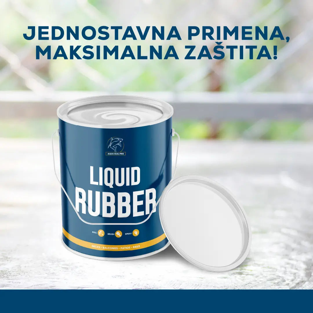AQUA SEAL PRO – VODOOTPORNA TEČNA GUMA U BIJELOJ BOJI
